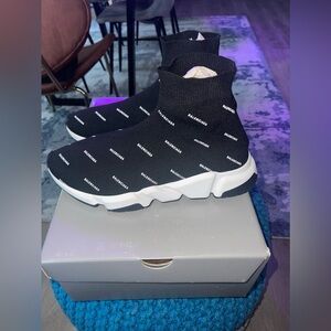 Balenciaga speed lt sneaker knit allover sole bicolor sz eu 43